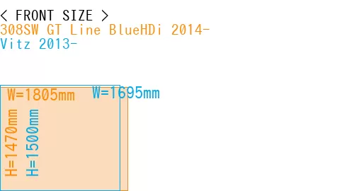 #308SW GT Line BlueHDi 2014- + Vitz 2013-